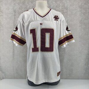 Boston College Eagles Jersey Mens Large White Maroon NCAA Football #10